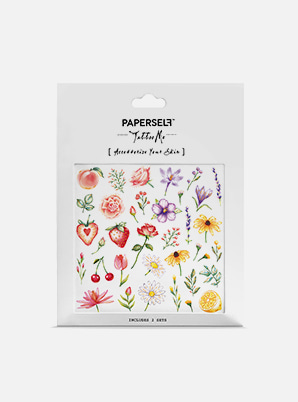 [MD &amp;P!CK] PAPERSELF Flowers &amp; Fruits TATTOO STICKER