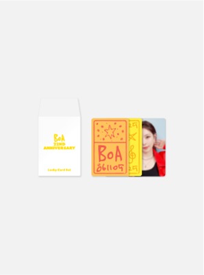 BoA 22nd Anniversary Lucky Card Set