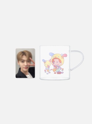 [NCT x SANRIO CHARACTERS] NCT GLASS CUP + PHOTO CARD SET