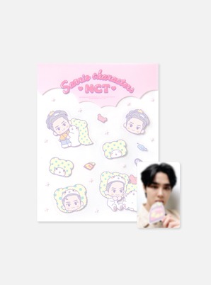 [NCT x SANRIO CHARACTERS] NCT CLEAR STICKER + PHOTO CARD SET