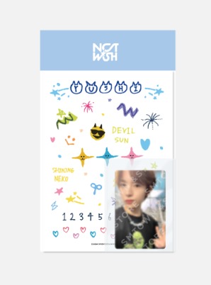 [POP-UP] NCT WISH WISH STATION - PHOTO CARD DECO STICKER SET